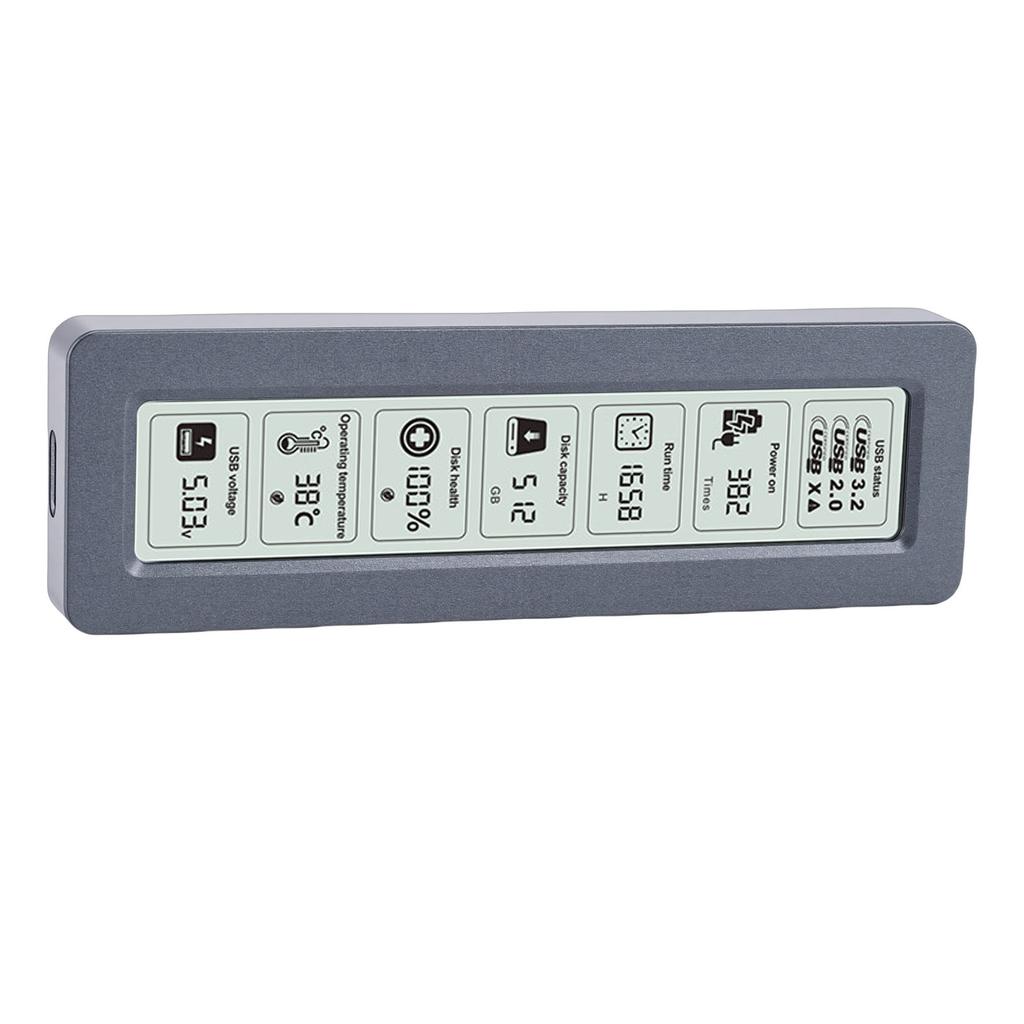 Корпус для SSD с экраном 10 Гбит/с USB 3.2 Gen 2 Type-C Корпус для твердотельного накопителя для SSD 2280