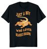 Boy Who Loves Bearded Dragon Unisex T-shirt