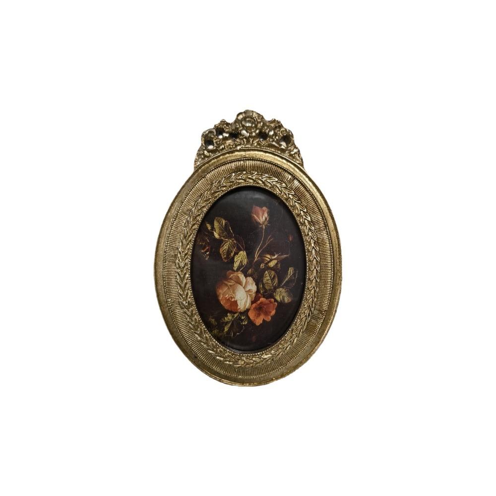 Carved Flower Design French Baroque Photo Frame Rectangular Oil Picture Frame  Bedroom