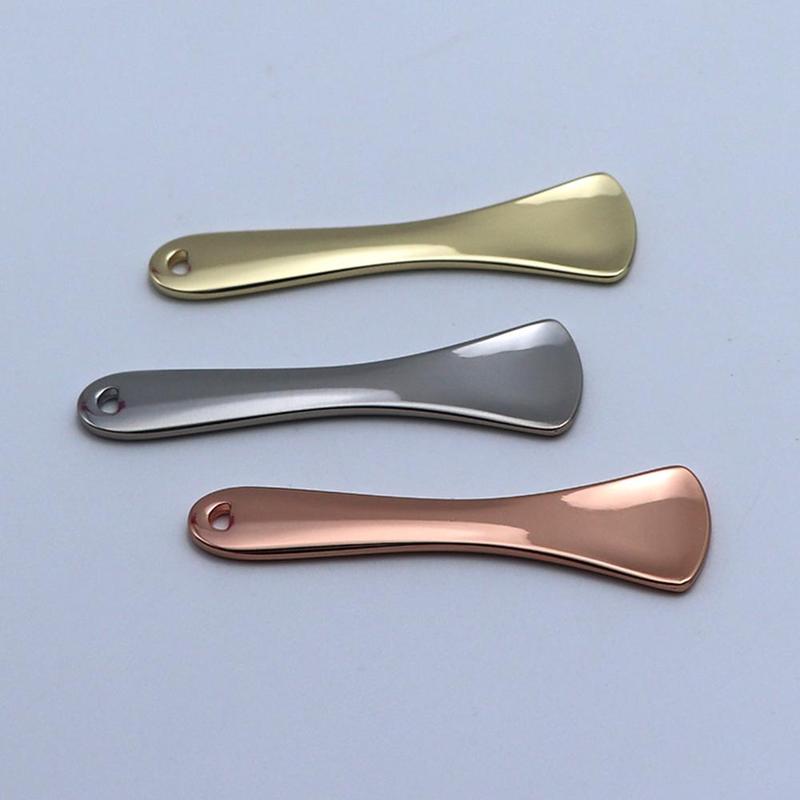 Ложка для массажа глаз, ложка для снятия усталости глаз, металлическая ложка для крема для лица, косметический массажный совок для смешивания, портативная косметическая лопаточка P7O5