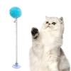 Пружинная приманка для кошек с плюшевым шариком на присоске, нижняя палочка, игрушечная палочка для кошек с
