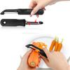 Поворотная овощечистка из нержавеющей стали для картофеля, яблок, моркови, профессиональный инструмент для чистки фруктов и овощей, кухонные гаджеты
