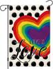 Rainbow Garden Ag Double Sided, Love Is Love Garden Ags For, 12x18 XXQ
