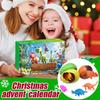 HHO-Countdown Calendar Advent 24 Days Christmas Holiday Animal Dinosaur Egg For Kids Teens Festive Party Classroom