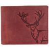 Мужской кожаный кошелек Elk Vintage красный