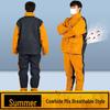 Anti-Scald Cowhide Welding Jacket: Leather & Cotton Protective Workwear