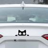 Car Window Reflective Sticker Personality Creative Carved Sticker Peeping Cat Surprise Cat Cartoon Pet Cat