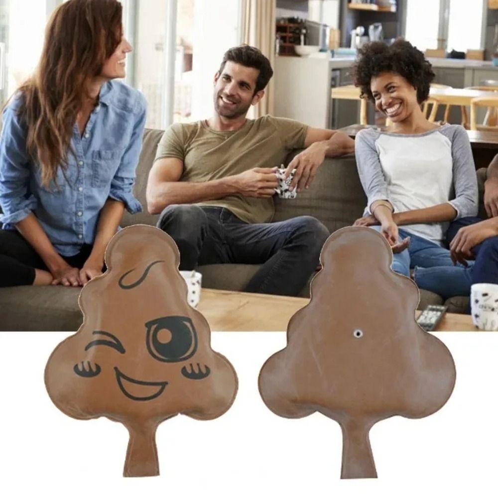 Какашка в форме воздушного шара, пукающая подушка, создатель розыгрышей, пукающая подушка, креативная подушка-пугалка для дома и семьи