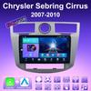 2 DIN Android Carplay автомобильное радио для Chrysler Sebring Cirrus 2007-2010 мультимедийный проигрыватель головное устройство стерео GPS навигация BT WIFI 4+64 ГБ