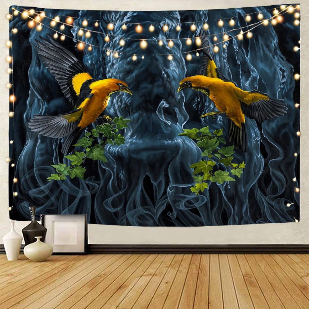 Мечта лося декоративный гобелен деревянный пейзаж лося декоративный гобелен богемный домашний декоративный гобелен