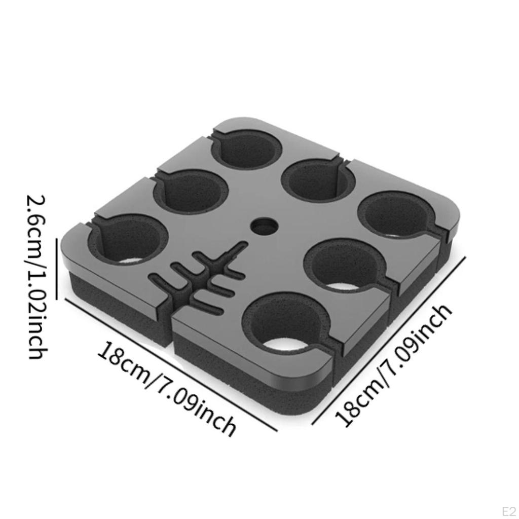 Multi Holder Square Tray Attachment Easy Installation Cable Hanger Organizer for Djs Mic Stand Holds