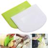 2PCS Plastic Dough Scraper Bowl Scraper Food-Grade Bench Scraper Flexible Dough Cutter Multipurpose Food Scrappers