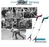 Retractable Folding Household Reacher Outdoor Hygiene Tongs - Thickened Sanitation Multifunctional Trash Picker.