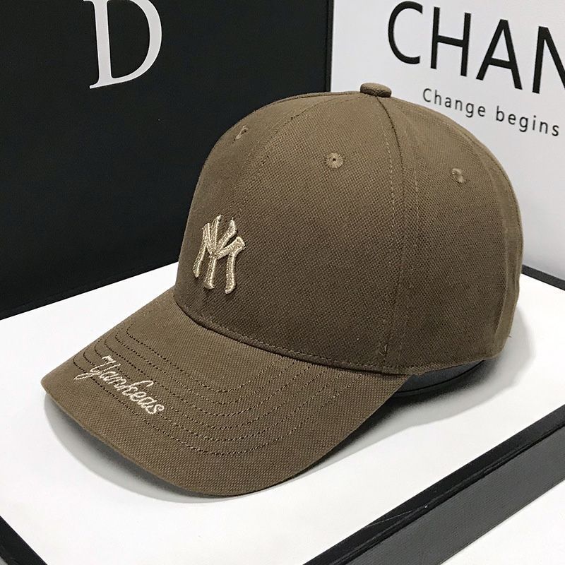 My Baseball Cap Classic Round Crown Sunshade Hat With Breathable Cotton Material