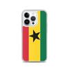 Coque iPhone - Ghana - Drapeau - Souple - Multicolore - Design Fin Et Léger