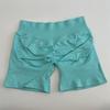 Yoga Shorts Low Ribbed Waist Band Yoga Shorts Seamless Scrunch Bum Workout Gym Shorts Booty Hight Stretch Running Shorts
