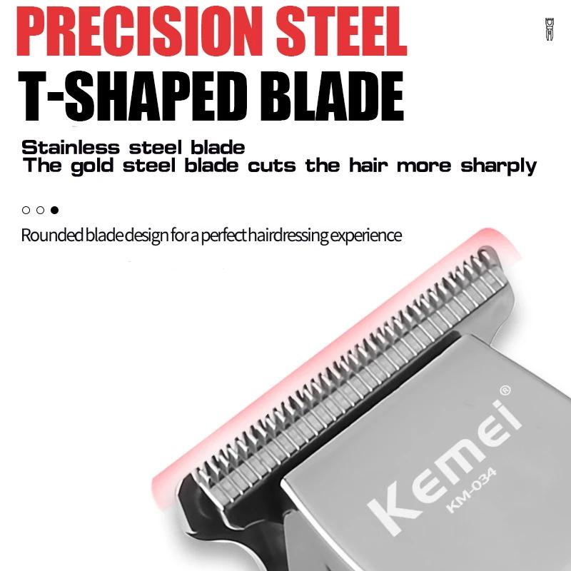 KEMEI KM-034 Electric Hair Trimmer Portable Smart Digital Mini USB Powered Haircut Machine Home Use Compact Size km-032