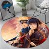 1Pc Naruto Circular Rug Office Decorative Carpet For Living Room Bedroom Door Mat Floor Carpet Computer Chair Area Rug