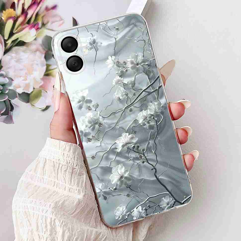 Для Samsung Galaxy A06 Чехол A065F A065M Модные Цветы для Девочек Мягкий Силиконовый Задний Чехол Для Samsung A06 A05 SamsungA05 Чехол