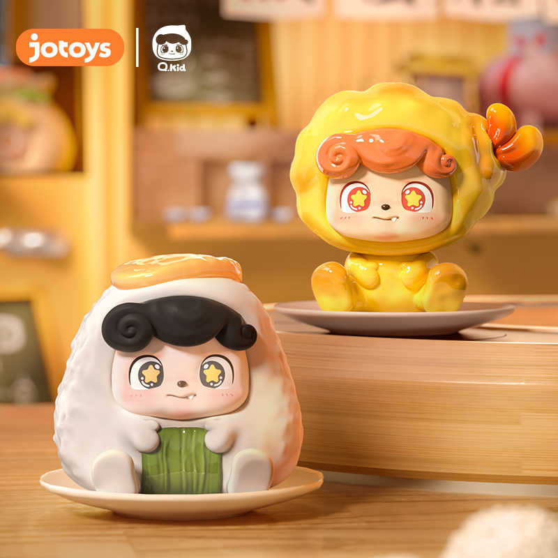 In Stock Q.Kid Street Snack Mini Series Toys Bag Dolls Cute Action Figure Desktop Ornaments Gifts Collection