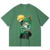 230 г/м² 100% хлопок My Hero Academia V21 Принт Унисекс Тяжелая хлопковая футболка