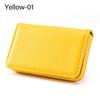 & Woman With Magnetic Buckle PU Leather Business Card Holder Card Pocket Card Case Name Card Holder
