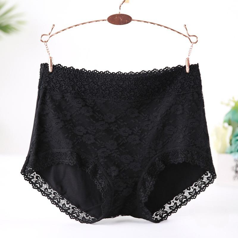 Большие размеры от L до 3XL Хлопковые трусики для женщин вес от 40 до 85 кг Высокая талия Кружевные слипы удобные трусы женское нижнее белье