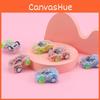 Mini Simulation Inertial Transparent Graffiti Car Model Children Toy Play For