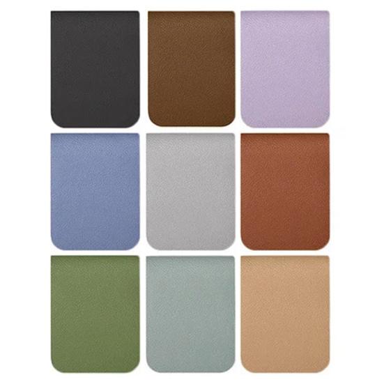 Magnetic Faux Leather Bookmark Magnetic Closure Book Clip Slim Corner Fit Reading