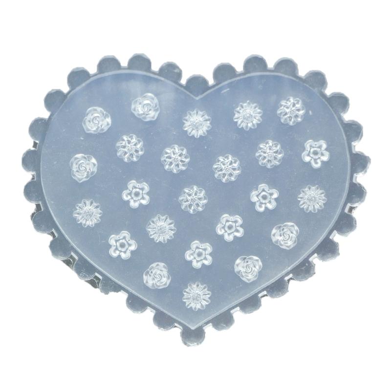 3D силиконовая резная форма для дизайна ногтей, акриловые инструменты для дизайна ногтей, форма для декора ногтей, шаблон для дизайна ногтей, формы для ювелирных изделий из смолы