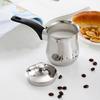 Кофеварка из нержавеющей стали Молочник с прохладной ручкой Маленький сотейник для растапливания масла и соусов Портативная эспрессо-машина для дома, ресторана, кафе