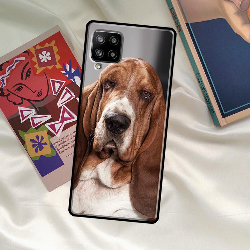 Чехол для телефона Бассет-хаунд для Samsung Galaxy A06 A16 A56 A36 A26 A54 A34 A14 A52 A32 A12 A13 A33 A53 A15 A35 A55
