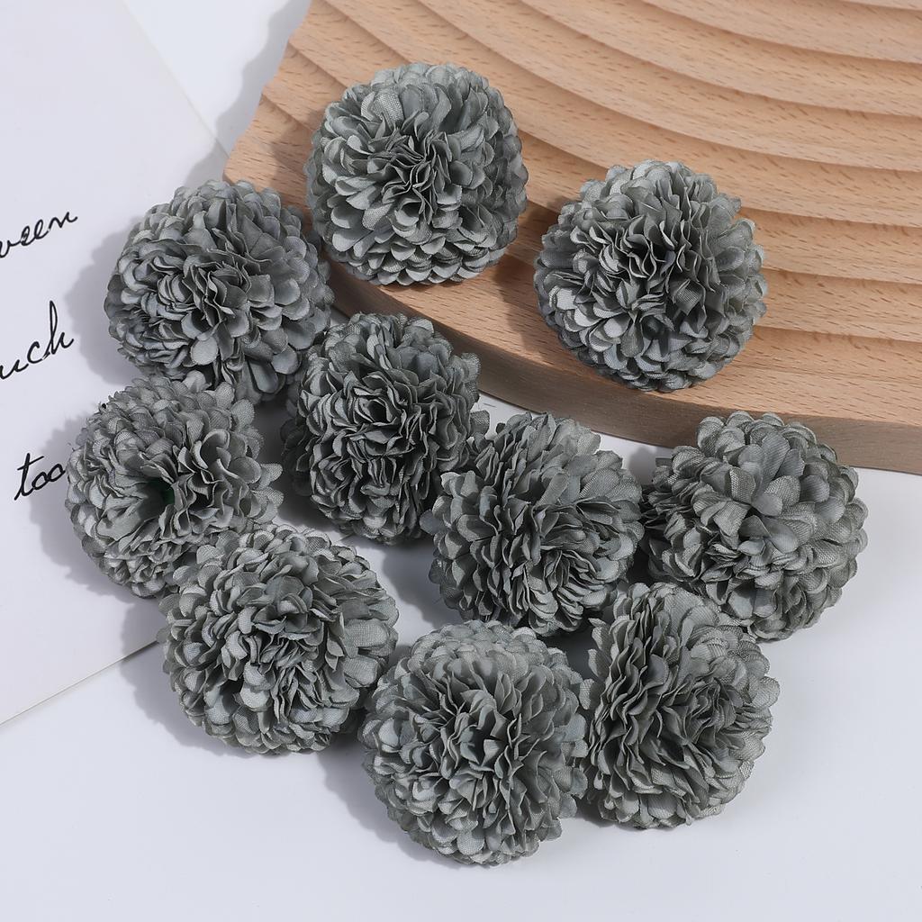 5/10/20Pcs 4cm Hydrangea Artificial Flowers Head For Wedding Party Home Room Decoration Christmas Gift Accessories Silk Flowers