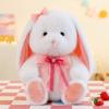 Lace Bow Holland Lop Plush Toy Long Ear Stuffed Animals Plush Toy Bunny Plushies Doll  Birthday