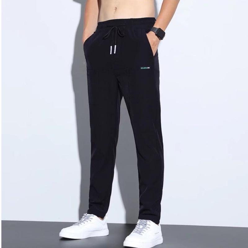 Мужские модные повседневные брюки, летние универсальные прямые повседневные длинные брюки, облегающие спортивные штаны M-5XL