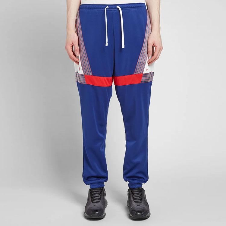 Nike Мужской тканый спортивный костюм Lab x CLOT Глубокий королевский синий Университетский красный Белый BQ5431-455