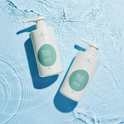 Выберите 1 из 2 шампуней MOO100 Бамбук и Мята (500мл / 1500мл)