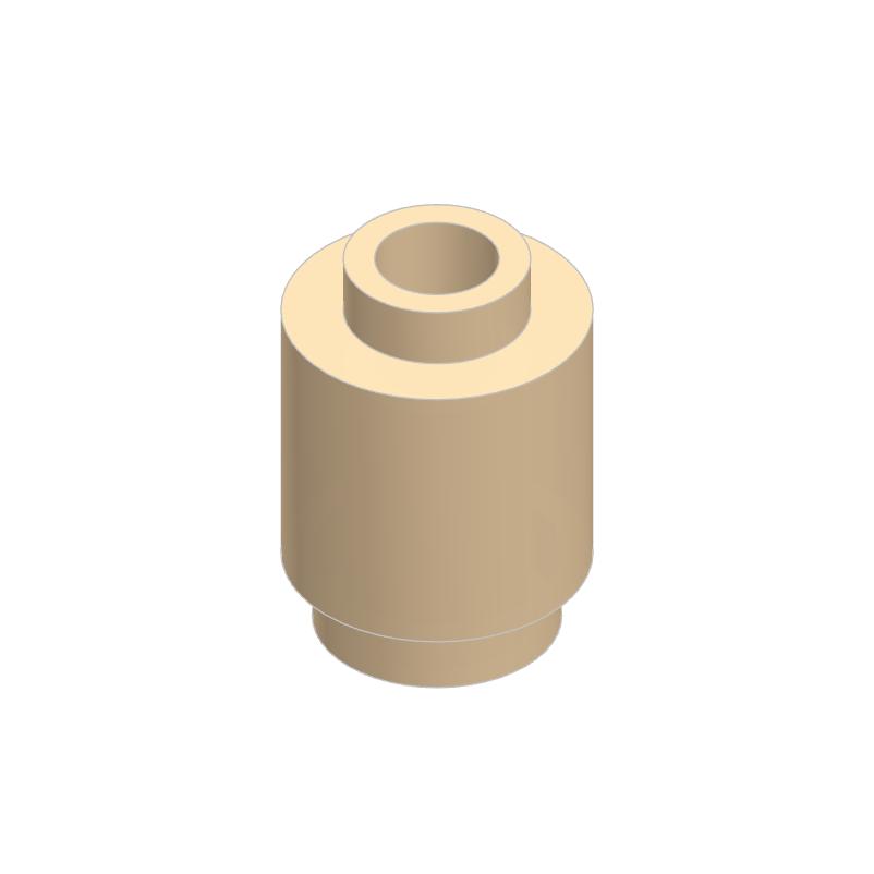 50g/178PCS 3062 1x1 Cylindrical Block Moc Color Loose Parts Compatible with Brick DIY Children's Toy Assembly Storage