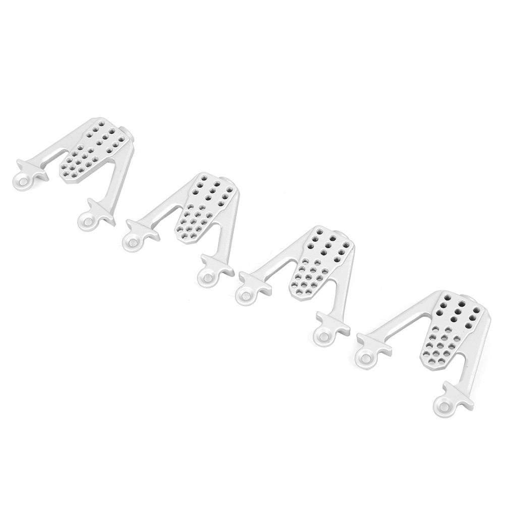 Metal Adjustable Shock Damper Towers Mount Multihole Accessory Fit for SCX10 110 RC CarSilver