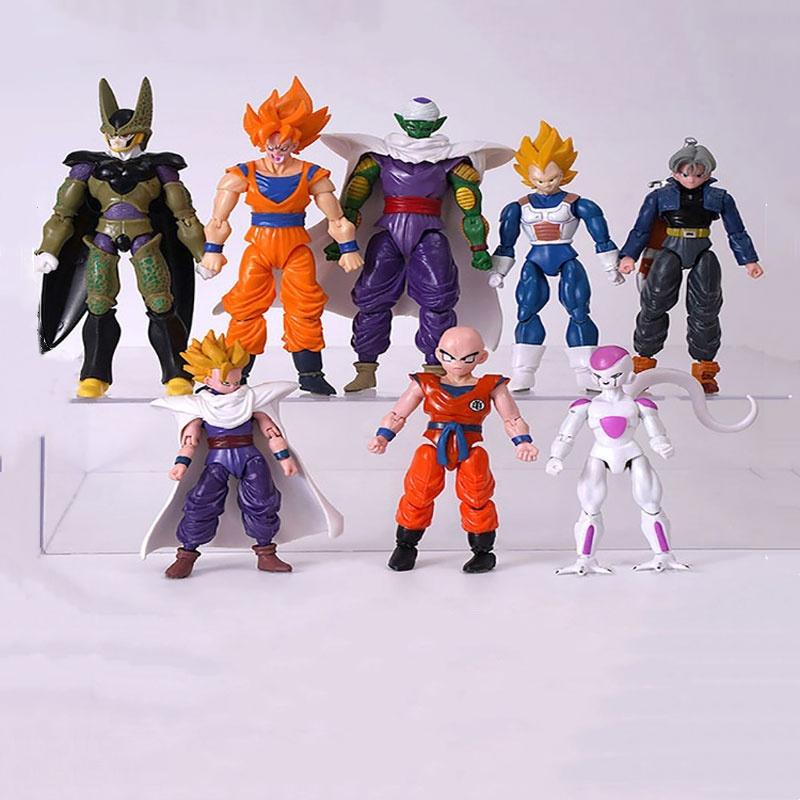 12-18 см Аниме Dragon Ball Z Супер Сайян Сон Гоку Броли Веджета Аниме Фигурка Действия Модель Подарки Коллекционные Фигурки для Детей