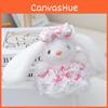 Cartoon Princess Fluffy Skirt Rabbit Doll With Pp Cotton Filling For Gifts