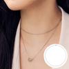 [Rosemont] Silver Chain Necklace Tangle Ra25B28T