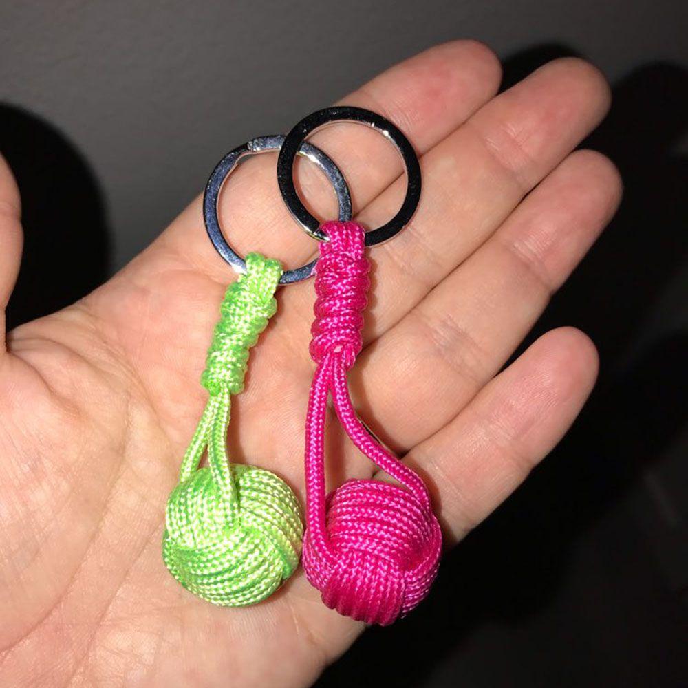 Men Parachute Rope Lanyard Jewelry Outdoor Survival Key Ring Fashion Accessories Keyfob Key Chain