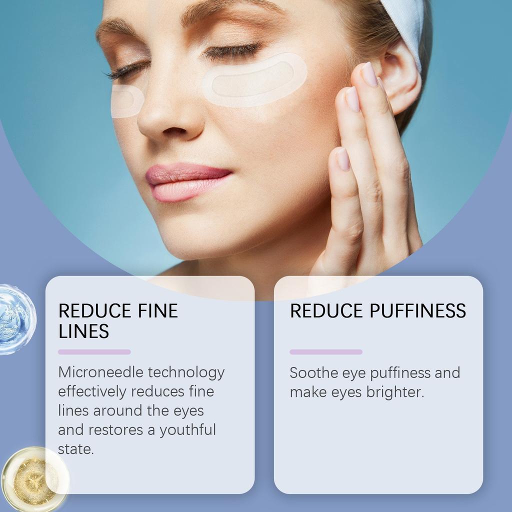 Гиалуроновые патчи под глаза Коллагеновые патчи под глаза Маска для глаз против старения, морщин и тонких линий 20 мл