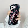 Cartoon Pattern Cream Texture Casing Wavy Edge Soft Silicone Cover Phone Case for IPhone Samsung Huawei Honor Xiaomi Redmi Infinix Tecno