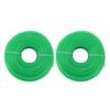 2PCS Compact Weed Eater String Green Trimmer Replacement Spool Durable Grass Trimmer Line