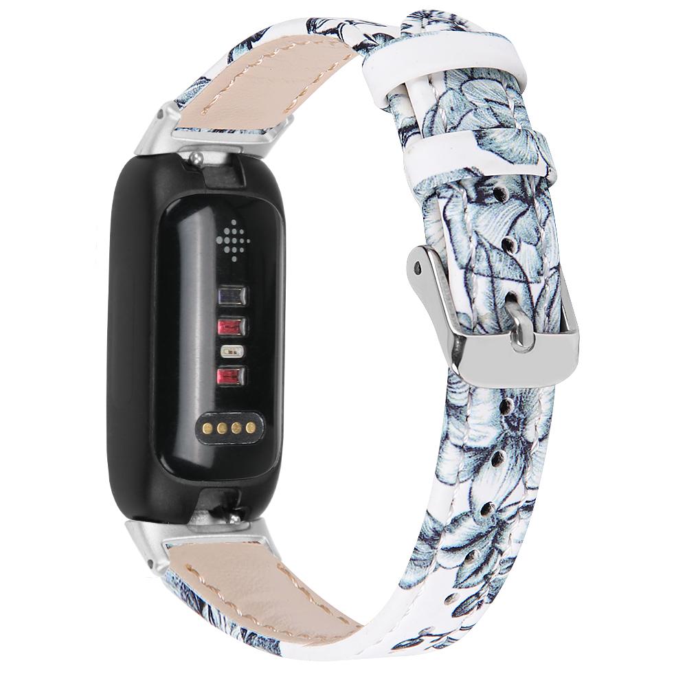 Для Fitbit Inspire 3 Сменный ремешок для часов Строчки Верхний слой Натуральная кожа Браслет