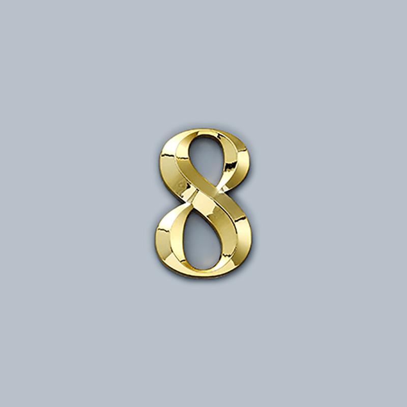 1 шт., адресная табличка, 3D табличка, номер двери, адрес дома, почтовый ящик, знак, наклейка, самоклеящаяся 7 см