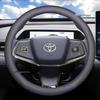 Ультратонкий кожаный чехол на руль для Toyota Prius 7 (700макс, 710) - Обновление интерьера