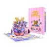 Elegant 3D Butterfly Cake Design Greeting Card Perfect For Birthdays Special Occasion Foldable Cardstock Craft Gift